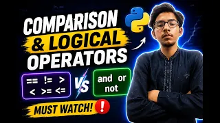 Comparison Logical Operators in Python Explained in Urdu Python Tutorial
