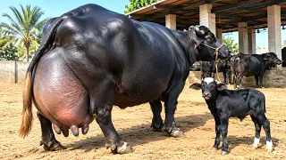 60 लाख की भैंस, 30 किलो दूध देती है | Highest Milk Producing Buffalo In The World
