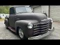 SOLD 1952 Chevy 3100 Short Bed Patina Shop Truck Daily Driver Built LS Built Trans Vintage AC