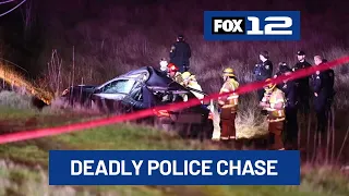 Driver dies in Beaverton after speeding away from Portland officers police say