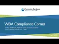 WBA Compliance Corner April 2025