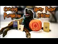 Carving Harry Potter Themed Pumpkins Deathly Hallows Pumpkin