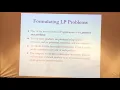 Linear Programming Part 1