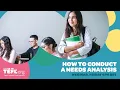 How to Conduct a Needs Analysis