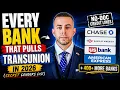 Every Bank That Pulls Transunion in 2026 Secret Lenders List