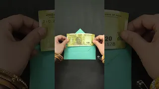 Origami Money Envelope Shortsfeed Ytshorts Envelope Diy Shortvideo 