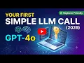 How to Make Your First OpenAI API Call