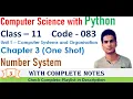 Number System - Chapter 3 Revision Class 11 Computer Science with Python One Shot Full Notes