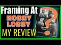 My Thoughts Framing An MMA Poster At Hobby Lobby