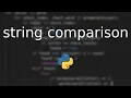 Comparing Words with Python