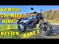 Lifan KP Master KPM200 First Ride and Review Part 2 - Riding a Chinese Motorcycle