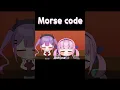 Aqua's morse code [Hololive animation/aqua,suisei,towa] Morse Code meme