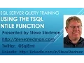 SQL Server Query Training - Using NTILE
