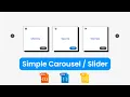 Create stunning Carousel Slider using simple HTML CSS and JS