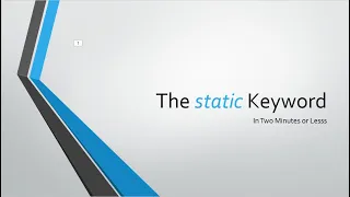 What Static REALLY Means in Java Finally Explained Simply in 2 minutes
