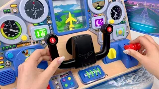 [🐰toy asmr🐰] Airplane Cockpit Busy Board & Big Fidget Board ASMR Satisfying Unboxing No talking