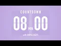 8 Minute Countdown Timer Flip Clock with Bell Alerts