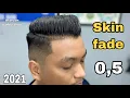 Lagu Cara mudah potong rambut skin fade 0,5 untuk pemula || full tutorial 2021