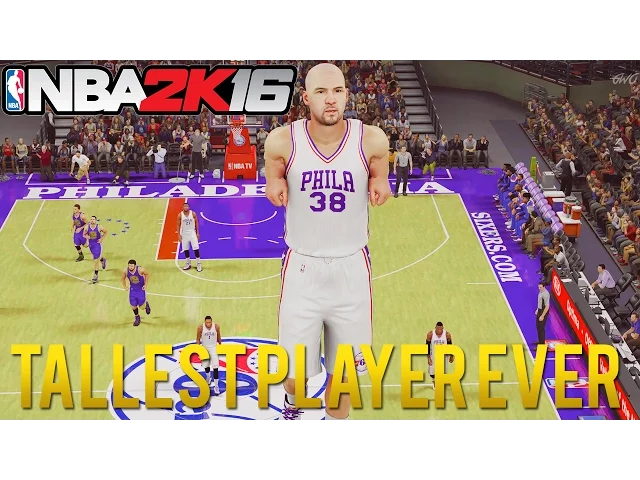30 FOOT PLAYER IN THE NBA | TALLEST PLAYER EVER!! | NBA 2K16 MOD