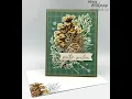 Stampin UP Frosted Pinecones A Stitched Season DSP Sneak Peek Sep-Dec 2026 Online Exclusive