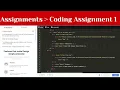Assignments Coding Assignment 1 Features Section