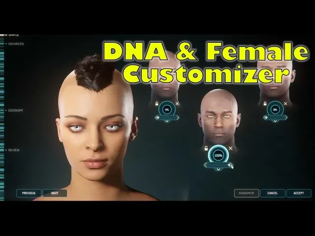 Star Citizen 3.5 Gameplay | The DNA Face Customiser &amp; Female Characters