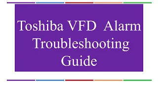 Toshiba VFD E-20 Error Over Torque Boost Fault Explained Fixed