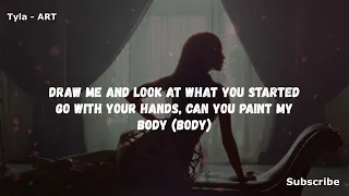 tyla art lyrics lyrics music tyla art