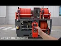 SPARTAN 3070 Sewer Jetter Demo Operation Nozzle Test