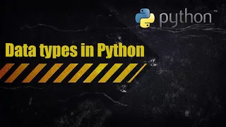 Python - data types integer string Boolean and more