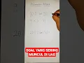 SOAL YANG SERING MUNCUL DI UAS