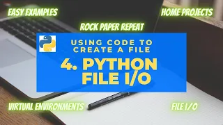 Tamil Python Programming 4 File Creating Writing to Files PyCharm ScreenRecord