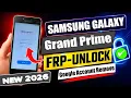 Samsung Galaxy Grand Prime FRP Bypass 2026 Samsung G531F Google Account Remove