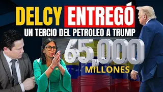 DELCY LE FIRMO UN CHEQUE EN BLANCO A TRUMP TERRIBLE ESTO