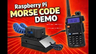 Raspberry Pi Morse Code Practice Station Baofeng UV-5R CW