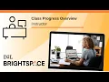 Class Progress Overview Instructor