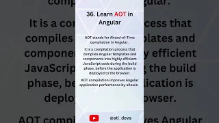 What is AOT in Angular