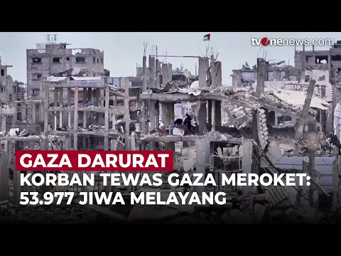 Jumlah Korban Tewas di Gaza Meningkat Jadi 53.977, Situasi Kian Mendesak