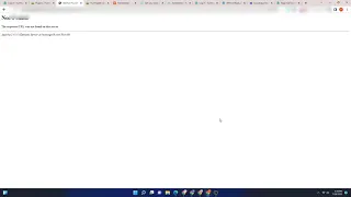 Requested URL Was not Found on The Server Fixed