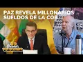 Lagu Paz revela millonarios sueldos de la COB | No Tenemos Vacaciones | Carlos Valverde | Extendido