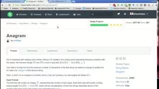 HackerRank Anagram Solution