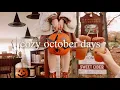 OCTOBER DAY IN MY LIFE decorating for halloween trip to the pumpkin patch cozy fall vlog