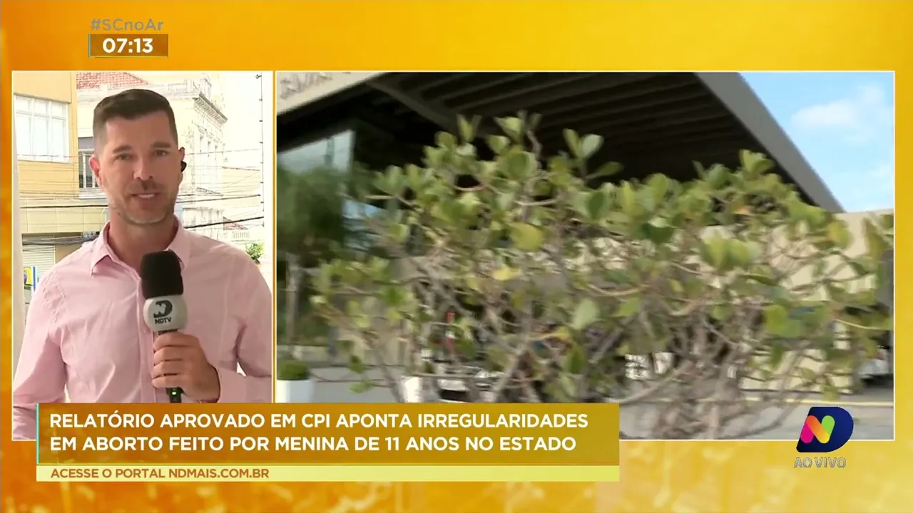 CPI da Alesc aprova relatório final do caso de aborto em menina de 11 anos