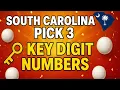South Carolina Pick 3 Lottery - Key Digit Strategy