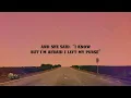 Brad Paisley - We Danced (Lyrics)