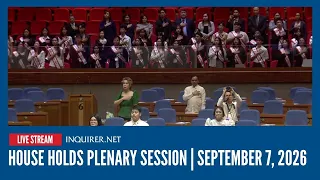 LIVE: House holds plenary session | September 7, 2026