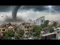 Download Lagu Chaos in Vietnam vandaag! Gigantische tornado tyfoon Bualoi verwoest huizen in Ninh Binh