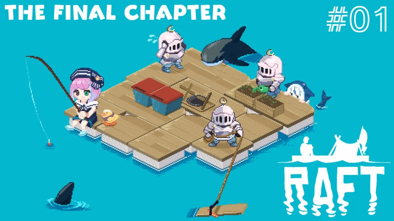 【 Raft 】深夜の新ストーリー！海底のVarna Point編なのら！【#姫森ルーナ/ホロライブ】