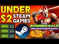 Download Lagu STEAM SUMMER SALE 2025 - 15 AWESOME PC GAME DEALS UNDER $2!