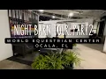 Part 2 World Equestrian Center in Ocala FL Evening Tour of the Barns WEC Horse Show